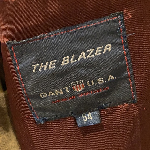GANT 100% wool Blazer SIZE XXL - Picture 6 of 12